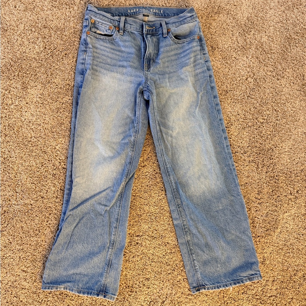 American Eagle High Waisted Stovepipe jeans